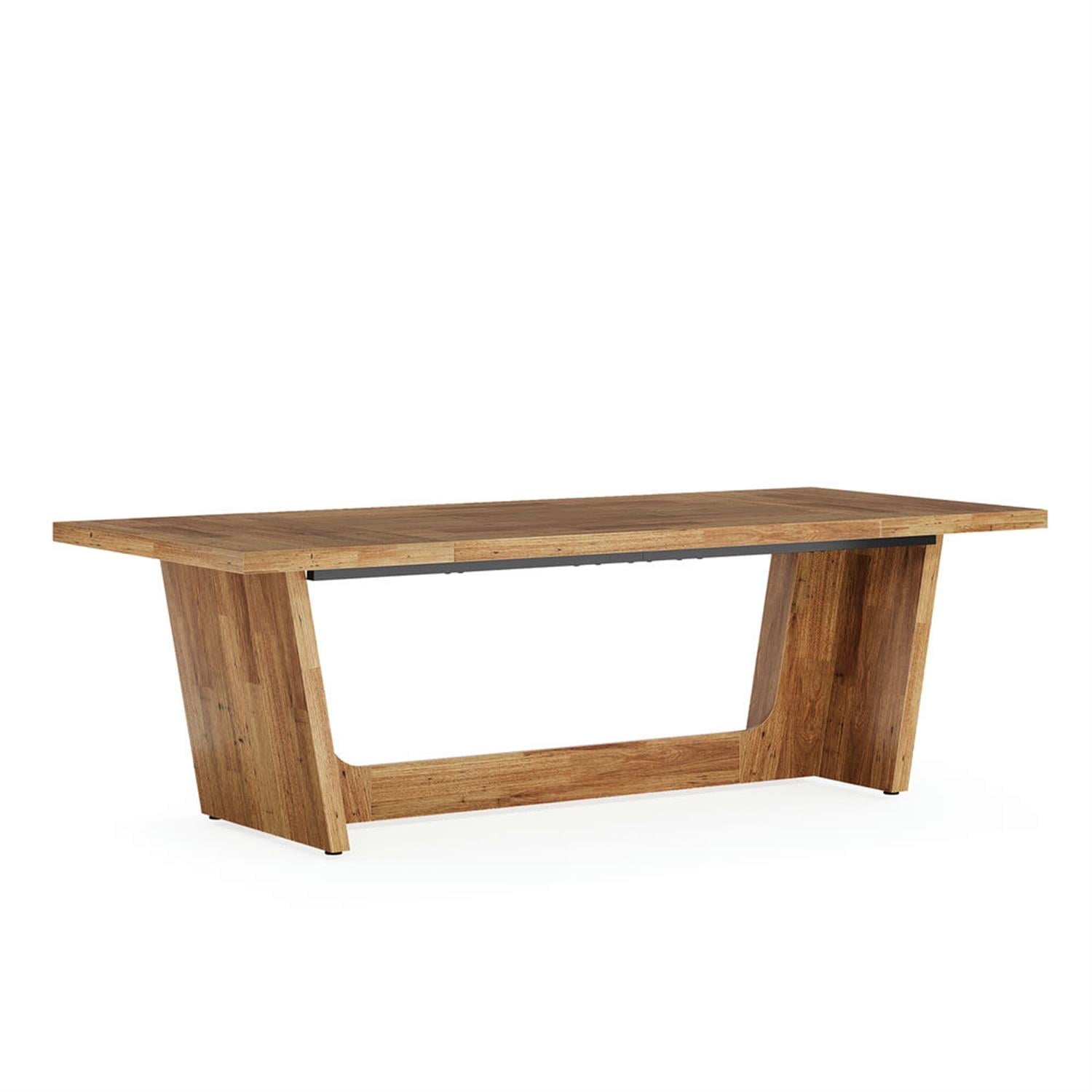 Demi Bonn 70" Wood Executive Computer Desk, Modern Duty Study Writing Gaming Table for Home Office, Walnut