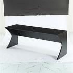 Demi Bonn 78" Two-Person Desk, Long Executive Computer Desk Writing Desk for Home Office, Living Room Furniture, Black