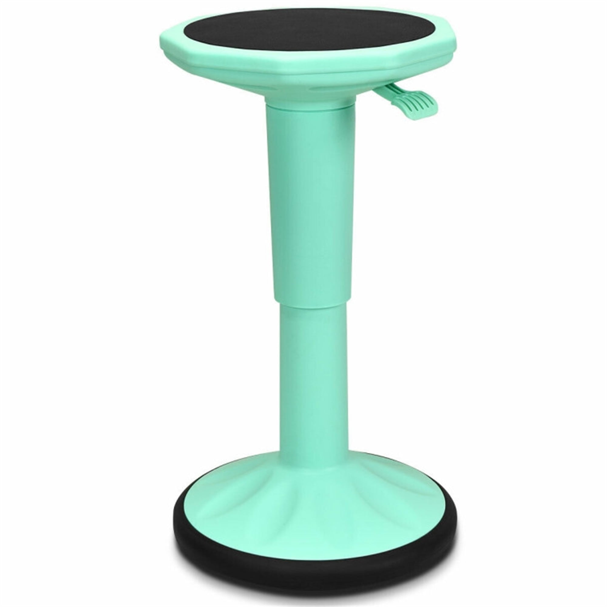 Demi Bonn Adjustable Active Learning Stool Sitting Home Office Wobble Chair with Cushion Seat for Bedroom, Study, Green