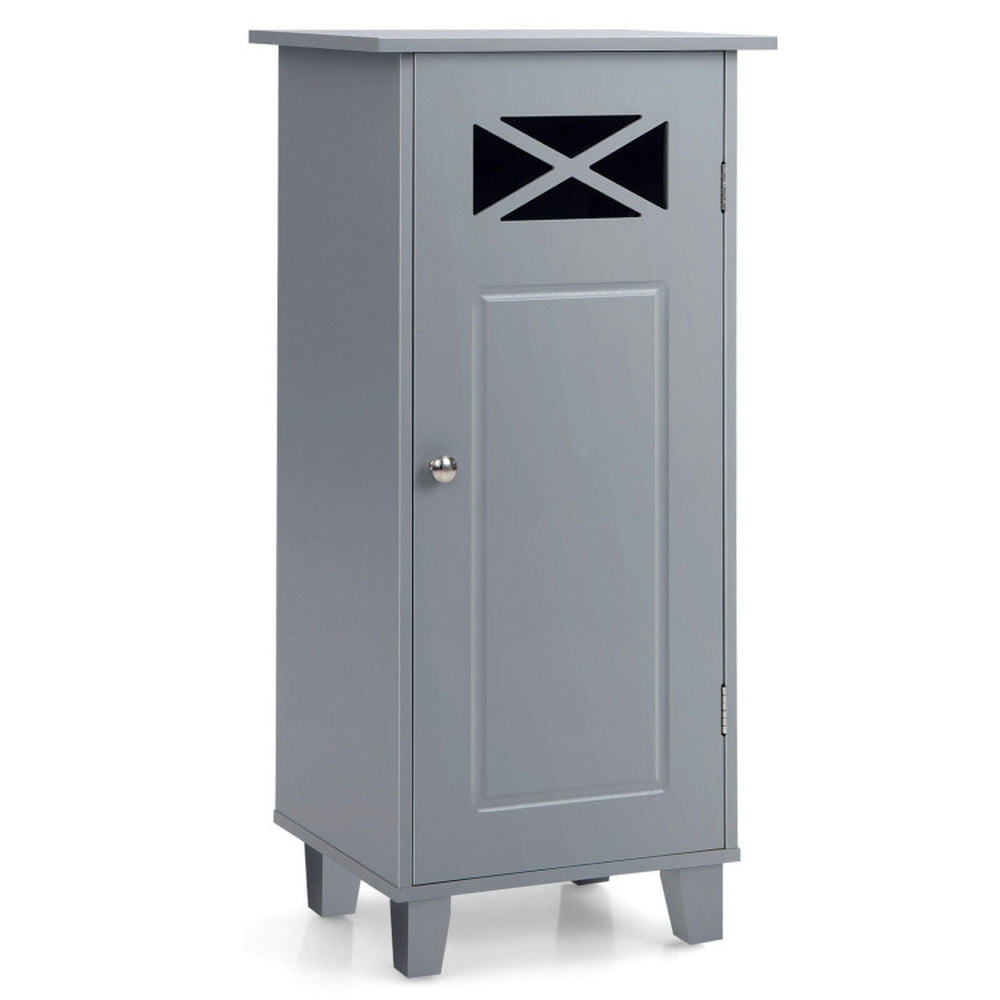 Finihen Bathroom Storage Cabinet, Bathroom Floor Cabinet, Bathroom Cabinet Free Standing Storage Side Table Organizer, for Bathroom, Living Room, Bedroom, Kitchen, Gray Finihen Bathroom Storage Cabinet, Bathroom Floor Cabinet, Bathroom Cabinet Free Standing Storage Side Table Organizer, for Bathroom, Living Room, Bedroom, Kitchen, Gray