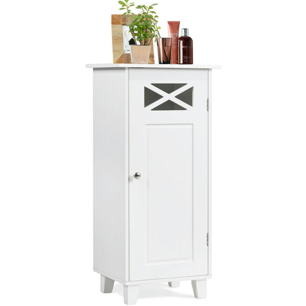 Finihen Bathroom Storage Cabinet, Bathroom Floor Cabinet, Bathroom Cabinet Free Standing Storage Side Table Organizer, for Bathroom, Living Room, Bedroom, Kitchen, White Finihen Bathroom Storage Cabinet, Bathroom Floor Cabinet, Bathroom Cabinet Free Standing Storage Side Table Organizer, for Bathroom, Living Room, Bedroom, Kitchen, White