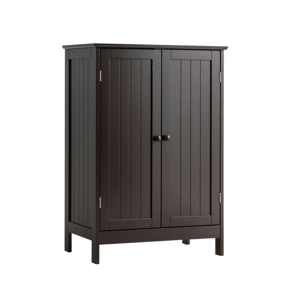 Finihen Bathroom Storage Cabinet, Bathroom Floor Cabinet, Bathroom Floor Storage Double Door Cupboard Cabinet, for Bathroom, Living Room, Bedroom, Kitchen, Brown Finihen Bathroom Storage Cabinet, Bathroom Floor Cabinet, Bathroom Floor Storage Double Door Cupboard Cabinet, for Bathroom, Living Room, Bedroom, Kitchen, Brown
