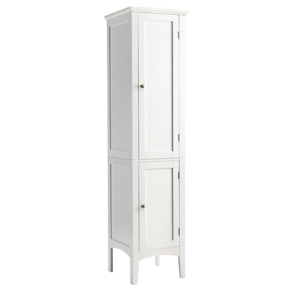 Finihen Bathroom Storage Cabinet, Bathroom Floor Cabinet, Freestanding Bathroom Storage Cabinet for Kitchen and Living Room, for Bathroom, Living Room, Bedroom, Kitchen, White Finihen Bathroom Storage Cabinet, Bathroom Floor Cabinet, Freestanding Bathroom Storage Cabinet for Kitchen and Living Room, for Bathroom, Living Room, Bedroom, Kitchen, White