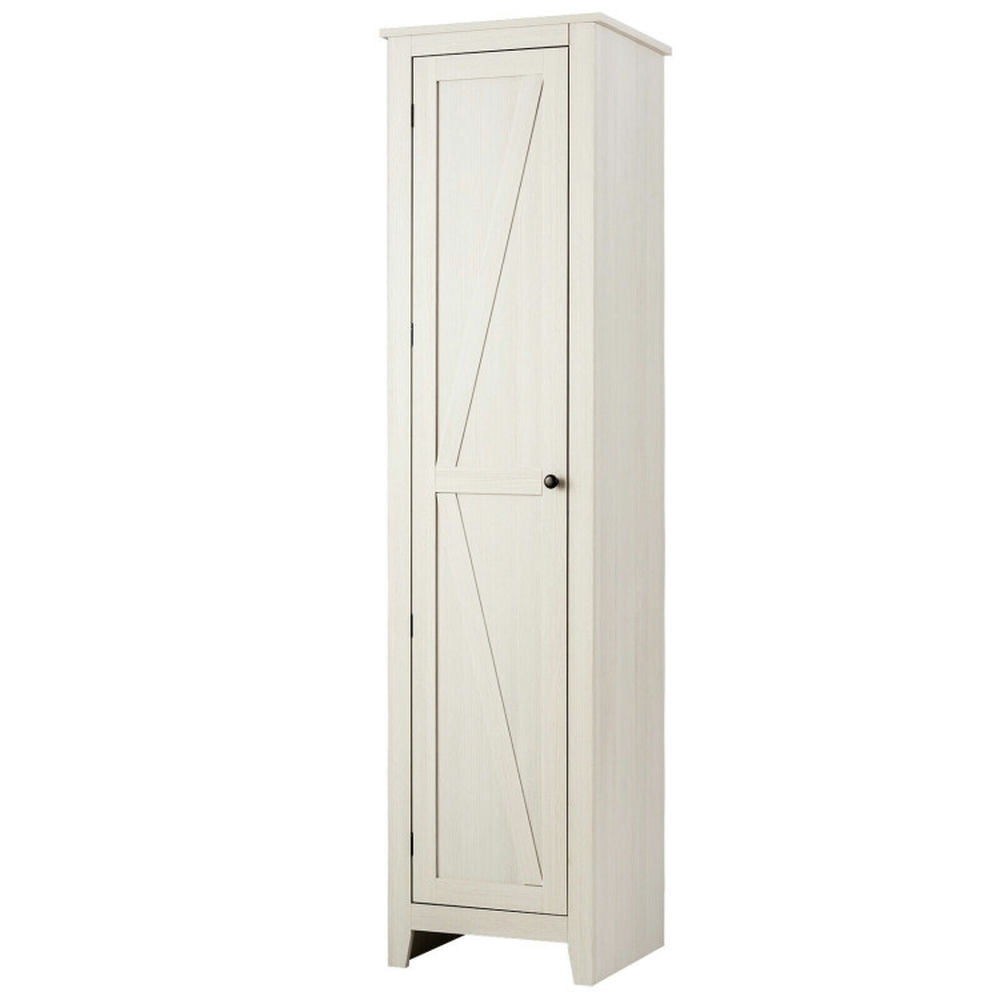 Finihen Bathroom Storage Cabinet, Bathroom Floor Cabinet, Linen Tower Bathroom Storage Cabinet Tall Slim Side Organizer with Shelf, for Bathroom, Living Room, Bedroom, Kitchen, White Finihen Bathroom Storage Cabinet, Bathroom Floor Cabinet, Linen Tower Bathroom Storage Cabinet Tall Slim Side Organizer with Shelf, for Bathroom, Living Room, Bedroom, Kitchen, White