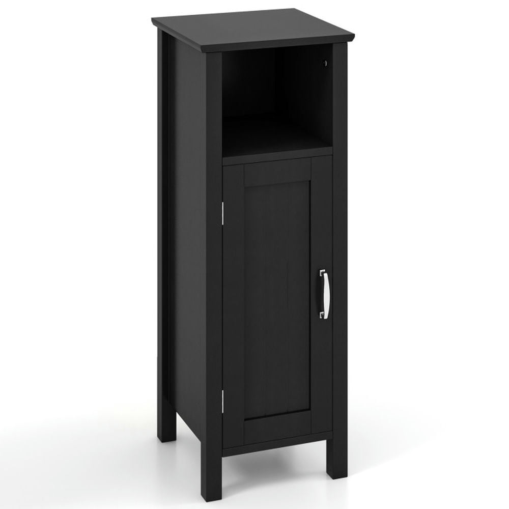 Finihen Bathroom Storage Cabinet, Bathroom Floor Cabinet, Bathroom Storage Organizer with 2-Tier Cabinet, for Bathroom, Living Room, Bedroom, Kitchen, Black Finihen Bathroom Storage Cabinet, Bathroom Floor Cabinet, Bathroom Storage Organizer with 2-Tier Cabinet, for Bathroom, Living Room, Bedroom, Kitchen, Black