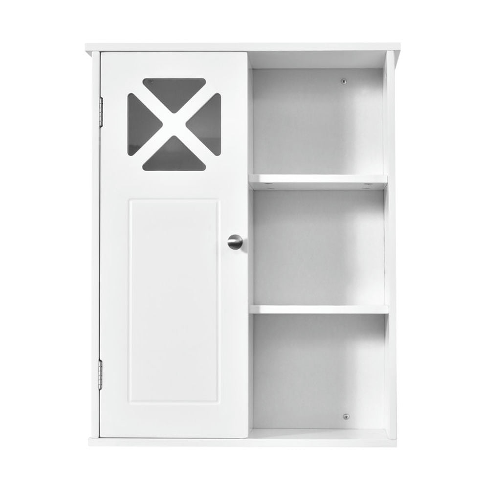 Finihen Bathroom Wall Cabinet, Wall Mounted Bathroom Cabinet, Medicine Cabinet, 2-Tier Multipurpose Wall-Mounted Cabinet Bathroom Storage, for Bathroom, White Finihen Bathroom Wall Cabinet, Wall Mounted Bathroom Cabinet, Medicine Cabinet, 2-Tier Multipurpose Wall-Mounted Cabinet Bathroom Storage, for Bathroom, White