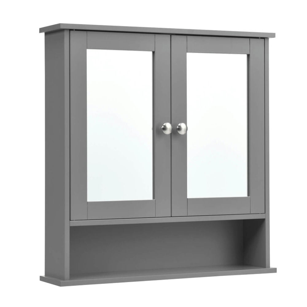 Finihen Bathroom Wall Cabinet, Wall Mounted Bathroom Mirror Cabinet, Bathroom Wall Mount Mirror Cabinet Organizer, for Bathroom, Gray Finihen Bathroom Wall Cabinet, Wall Mounted Bathroom Mirror Cabinet, Bathroom Wall Mount Mirror Cabinet Organizer, for Bathroom, Gray