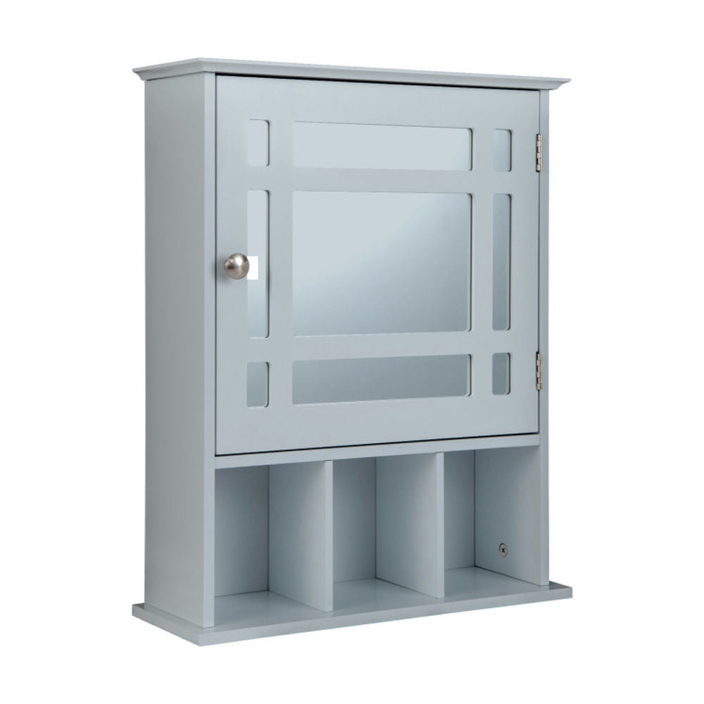 Finihen Bathroom Wall Cabinet, Wall Mounted Bathroom Mirror Cabinet, Wall Mounted and Mirrored Bathroom Cabinet, for Bathroom, Gray Finihen Bathroom Wall Cabinet, Wall Mounted Bathroom Mirror Cabinet, Wall Mounted and Mirrored Bathroom Cabinet, for Bathroom, Gray