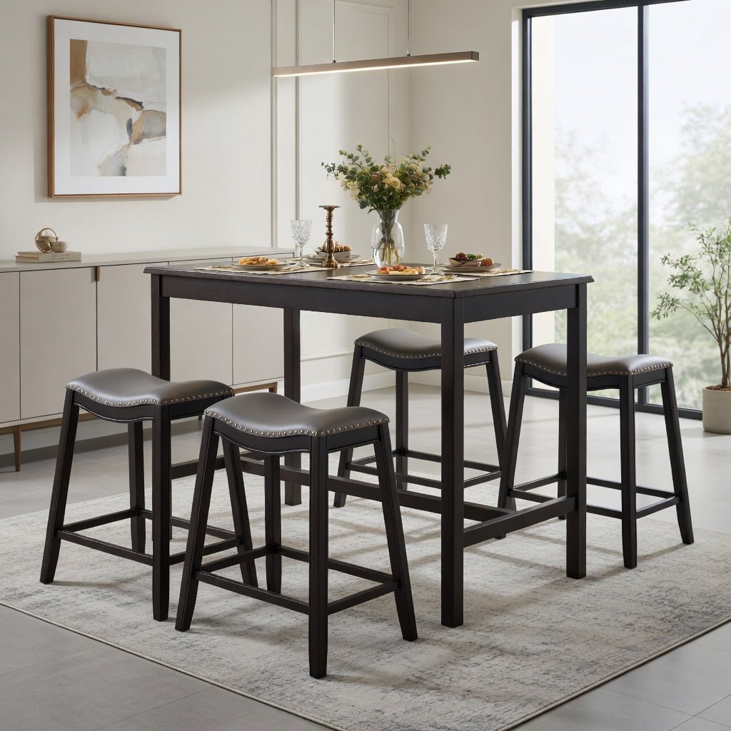 Demi Bonn Dining Set, Dining Table Set, 5-Piece Dining Set with 4 ...