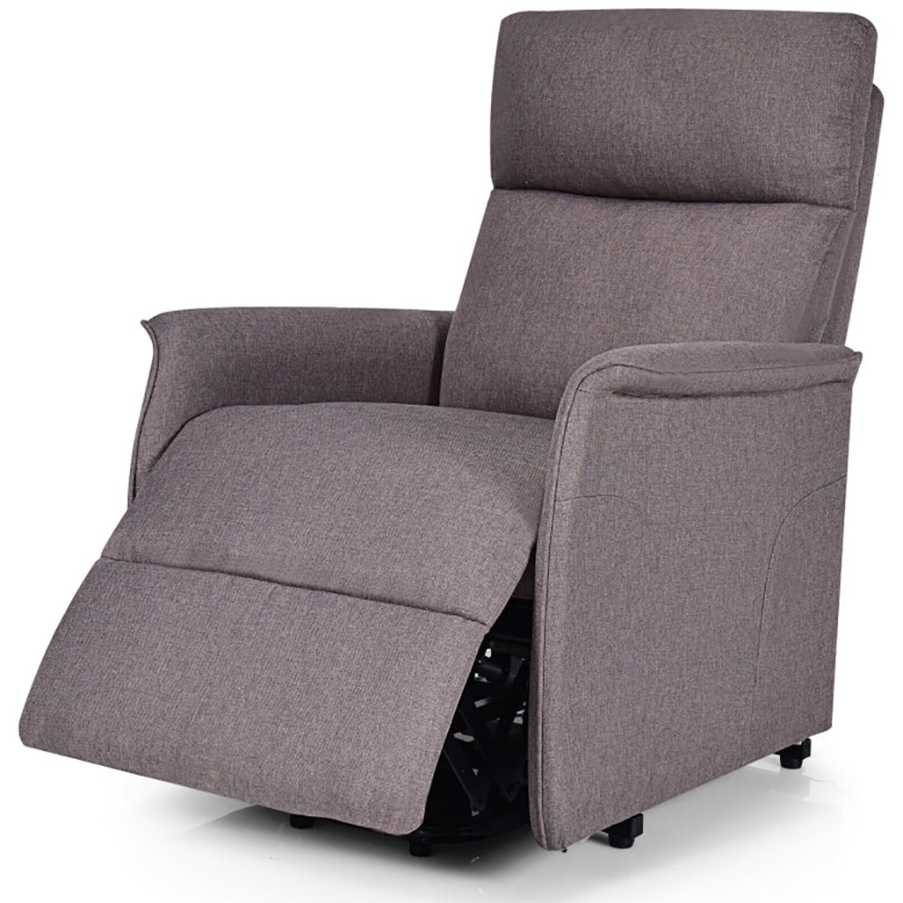 Finihen Electric Power Lift Relax Sofa Recliner Chair, Power Lift Recliner Sofa, Power Lift Massage Recliner Chair for Elderly with Heavy Padded Cushion, for Living Room, Bedroom, Brown Finihen Electric Power Lift Relax Sofa Recliner Chair, Power Lift Recliner Sofa, Power Lift Massage Recliner Chair for Elderly with Heavy Padded Cushion, for Living Room, Bedroom, Brown
