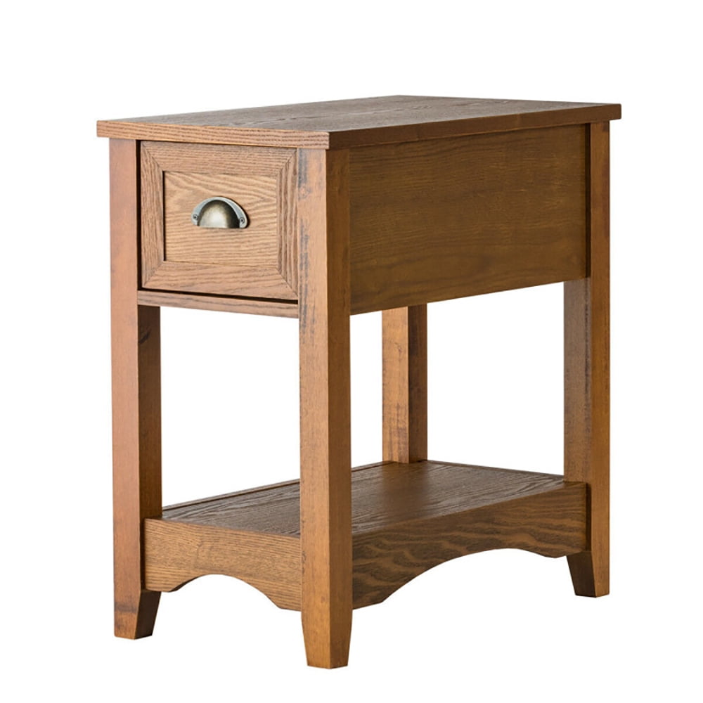 Finihen End Side Table, Rectangular Nightstand, Contemporary Chair Side End Table Compact Table with Drawer Nightstand, for Living Room, Bedroom, Yellow Finihen End Side Table, Rectangular Nightstand, Contemporary Chair Side End Table Compact Table with Drawer Nightstand, for Living Room, Bedroom, Yellow