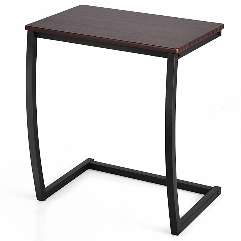 Finihen End Table, C-shaped Sofa Side End Table with Steel Frame, Sofa Side Table, Bed Side Table, for Small Space, Living Room, Bedroom, Coffee Finihen End Table, C-shaped Sofa Side End Table with Steel Frame, Sofa Side Table, Bed Side Table, for Small Space, Living Room, Bedroom, Coffee