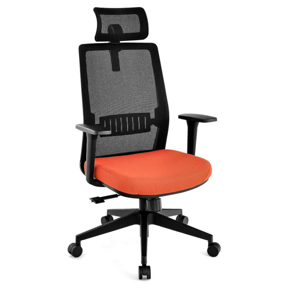 Finihen Ergonomic Office Chair with Lumbar Support and Adjustable Headrest, Rolling Work Computer Desk Chair, Black Finihen Ergonomic Office Chair with Lumbar Support and Adjustable Headrest, Rolling Work Computer Desk Chair, Black