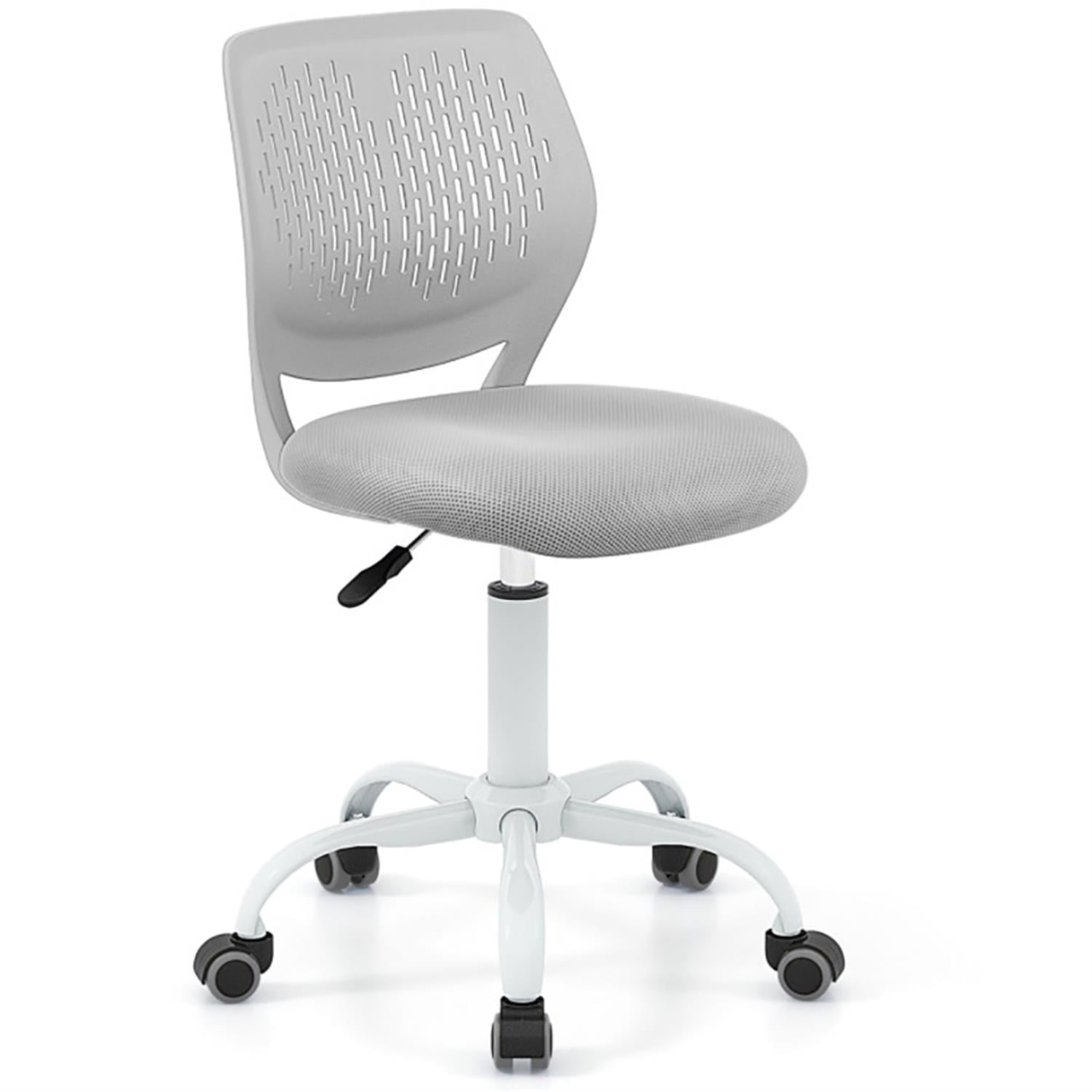 Demi Bonn Ergonomic Study Chair, Computer Desk Chairs with Adjustable Height, Suitable for Home Office, Gray