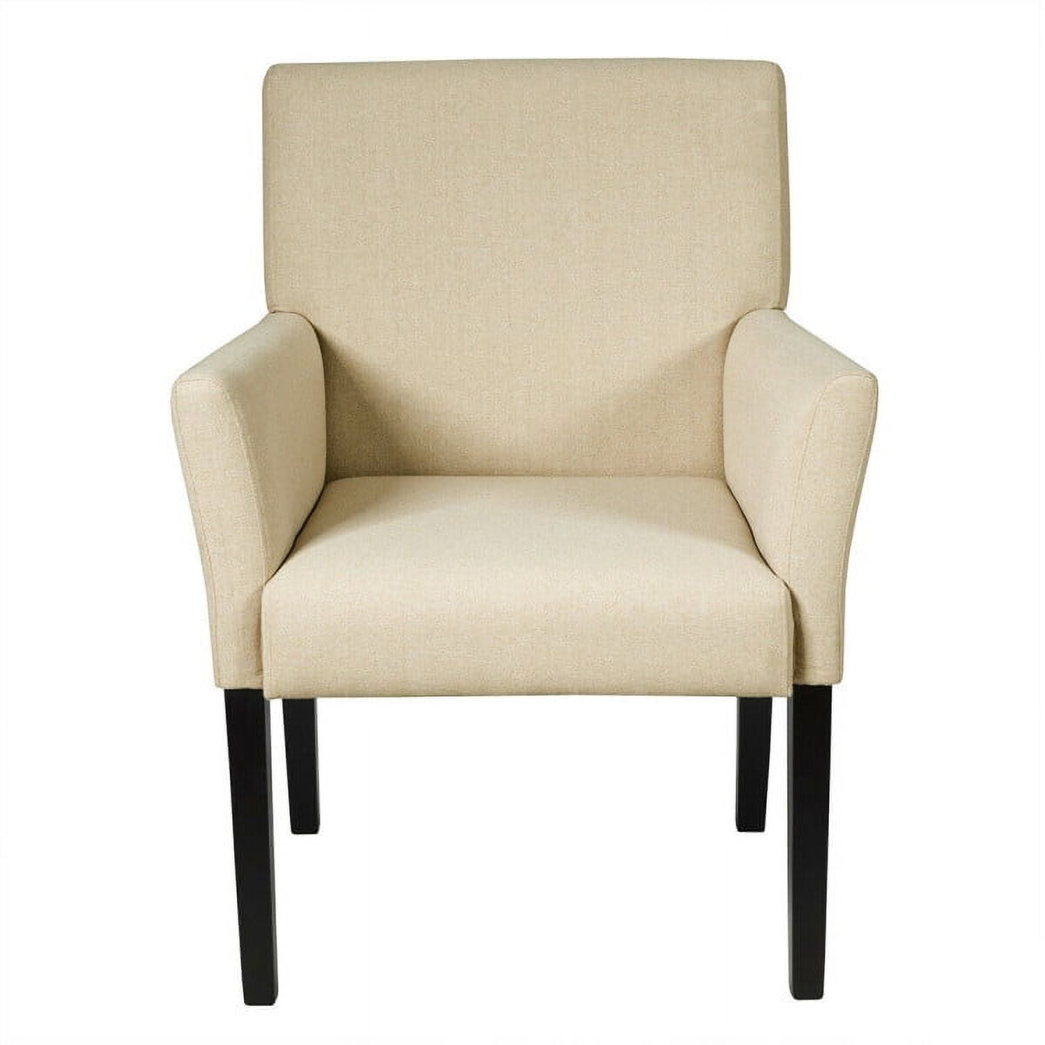 Finihen Executive Guest Chair, Reception Waiting Room Arm Chair, Upholstered Reception Chair with Padded Arms, Backrest, for Meeting Room, Conference Room Chairs, Beige Finihen Executive Guest Chair, Reception Waiting Room Arm Chair, Upholstered Reception Chair with Padded Arms, Backrest, for Meeting Room, Conference Room Chairs, Beige