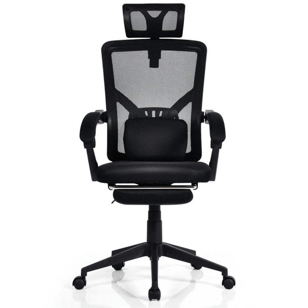 Finihen High Back Office Recliner Chair with Adjustable Headrest and Footrest, Rolling Work Computer Desk Chair for Home, Bedroom, Study, Blue Finihen High Back Office Recliner Chair with Adjustable Headrest and Footrest, Rolling Work Computer Desk Chair for Home, Bedroom, Study, Blue
