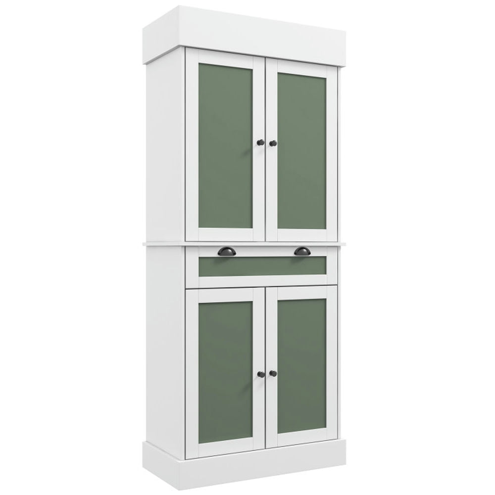 Finihen Kitchen Storage Cabinet, Buffet Sideboard, Kitchen Pantry Cabinet with 2-Door Sideboards and Adjustable Shelves, for Dining Room, Kitchen, Living Room, White Finihen Kitchen Storage Cabinet, Buffet Sideboard, Kitchen Pantry Cabinet with 2-Door Sideboards and Adjustable Shelves, for Dining Room, Kitchen, Living Room, White