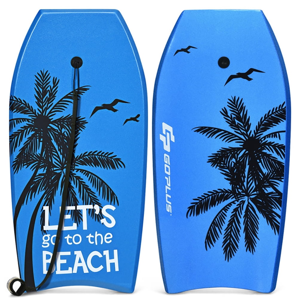 Demifill Lightweight Body Board, Super Lightweight Bodyboard Surfing with Leash EPS Core Boarding-L, Perfect Surfing for Kids Teens and Adults, Blue Demifill Lightweight Body Board, Super Lightweight Bodyboard Surfing with Leash EPS Core Boarding-L, Perfect Surfing for Kids Teens and Adults, Blue