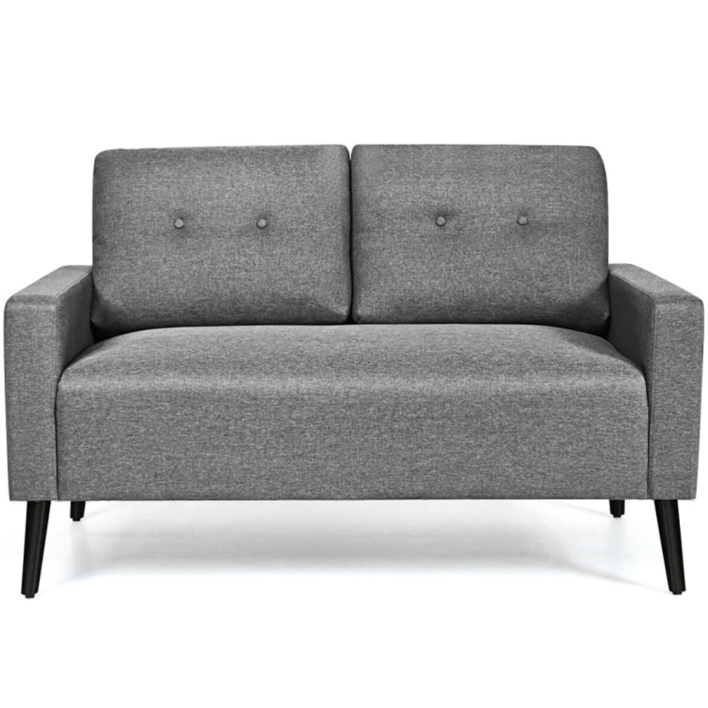 Finihen Loveseat Sofa, 55 Inch Modern Loveseat Sofa with Cloth Cushion, for Living Room, Bedroom, Grey Finihen Loveseat Sofa, 55 Inch Modern Loveseat Sofa with Cloth Cushion, for Living Room, Bedroom, Grey