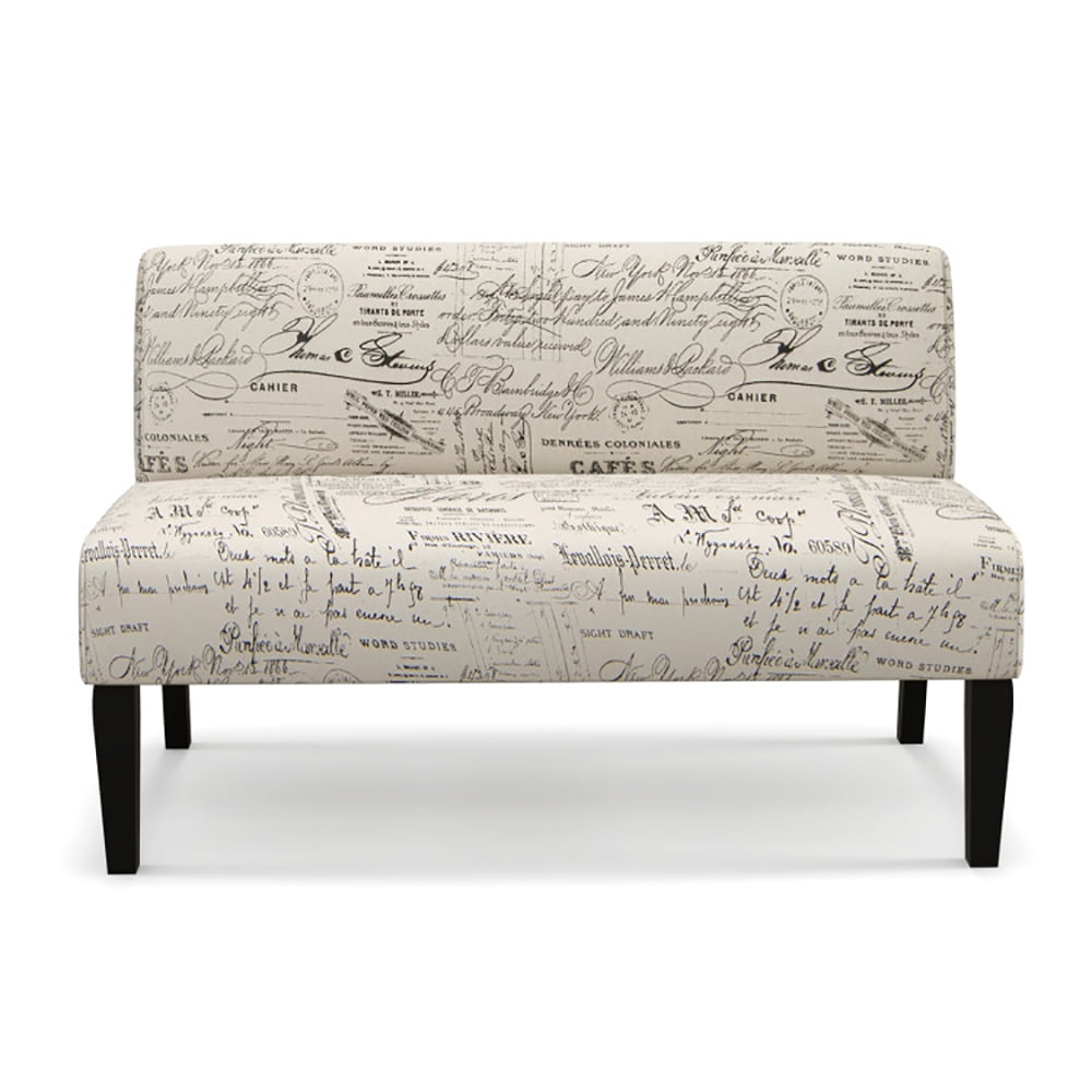 Finihen Loveseat Sofa, Armless Loveseat Sofa, Wooden Leg Armless Loveseat Sofa, for Living Room, Bedroom, Begie Finihen Loveseat Sofa, Armless Loveseat Sofa, Wooden Leg Armless Loveseat Sofa, for Living Room, Bedroom, Begie