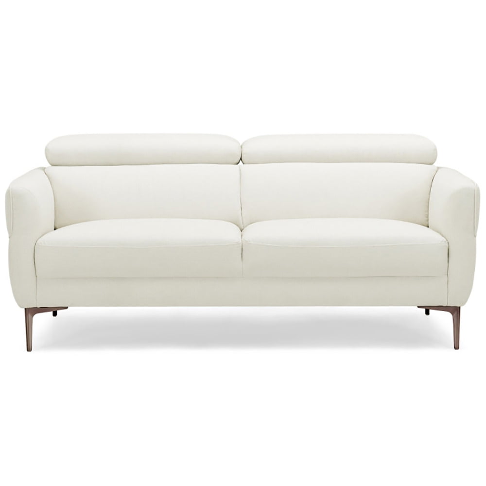Finihen Loveseat Sofa, Modern Loveseat Sofa Couch, 72.5 Inch Modern Fabric Loveseat Sofa Couch with Adjustable Headrest, for Living Room, Bedroom, White Finihen Loveseat Sofa, Modern Loveseat Sofa Couch, 72.5 Inch Modern Fabric Loveseat Sofa Couch with Adjustable Headrest, for Living Room, Bedroom, White
