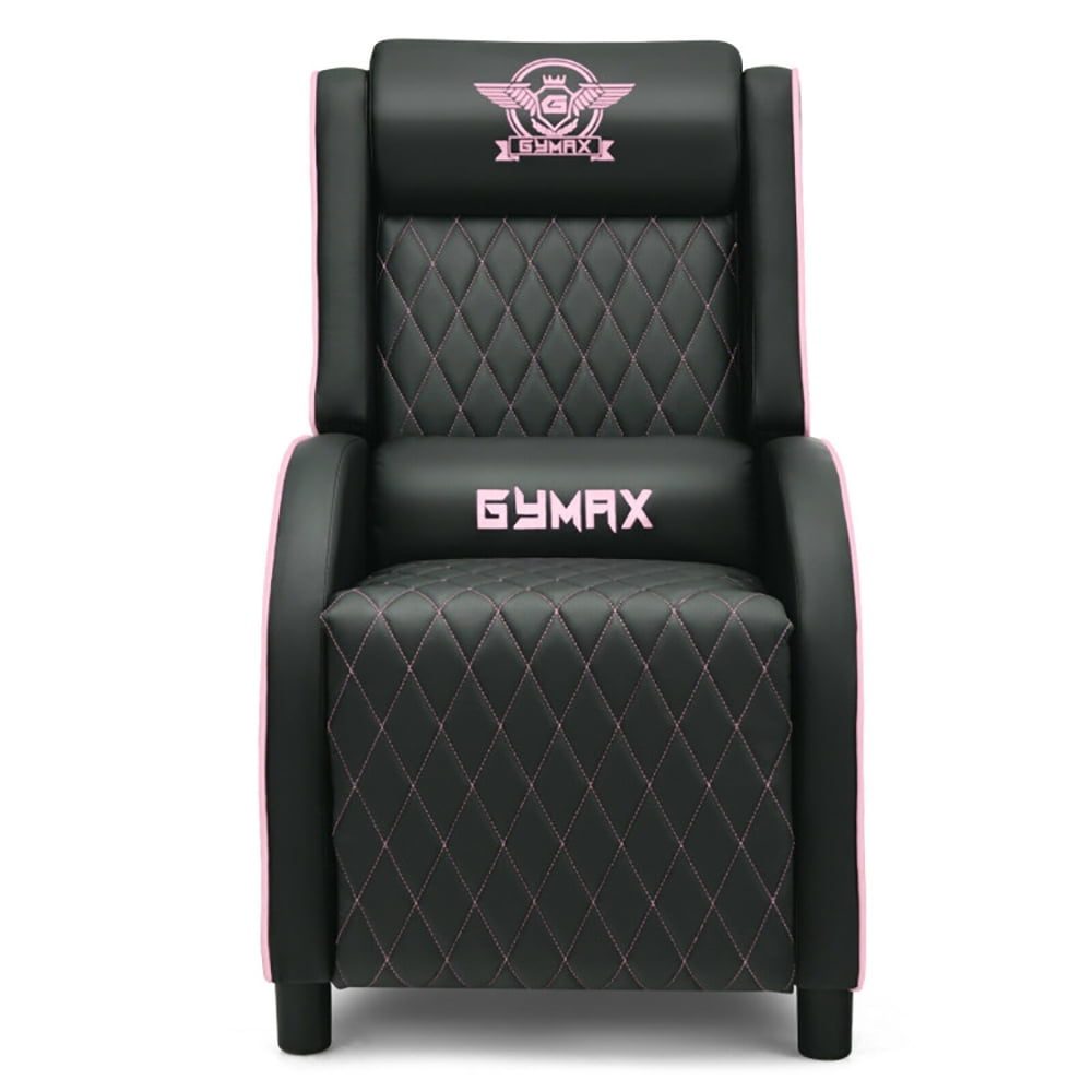 Finihen Massage Recliner Chair, Massage Gaming Recliner Chair with Headrest and Adjustable Backrest, for Home Theater, Pink Finihen Massage Recliner Chair, Massage Gaming Recliner Chair with Headrest and Adjustable Backrest, for Home Theater, Pink