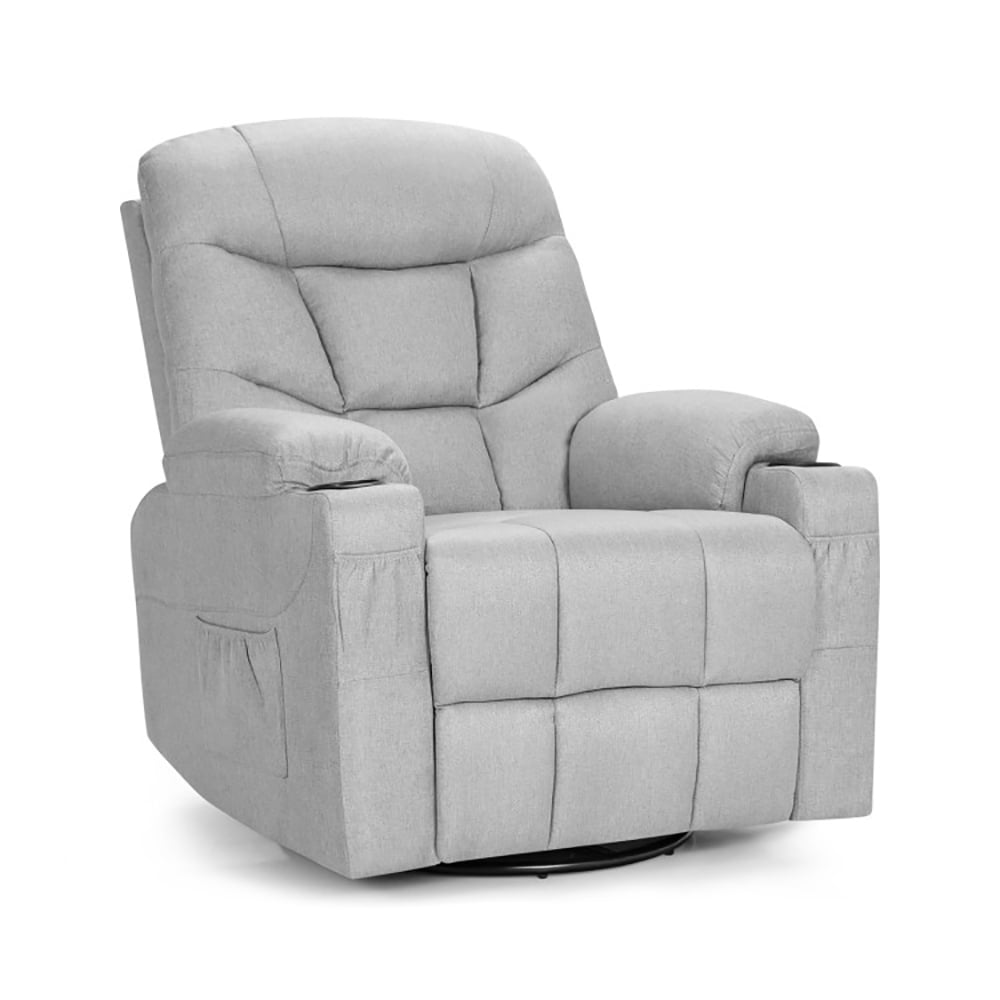 Finihen Massage Recliner Chair, Massage Rocking Recliner Chair with Heat and Vibration, for Living Room, Bedroom, Gray Finihen Massage Recliner Chair, Massage Rocking Recliner Chair with Heat and Vibration, for Living Room, Bedroom, Gray