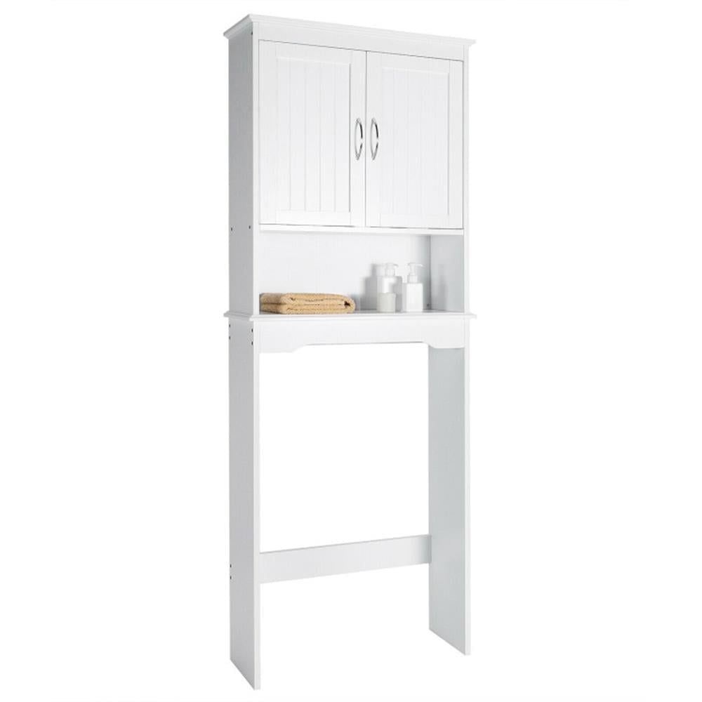 Demi Bonn Over The Toilet Storage Cabinet Bathroom Organizer with Adjustable Shelf, Bathroom Shelf Over Toilet, White