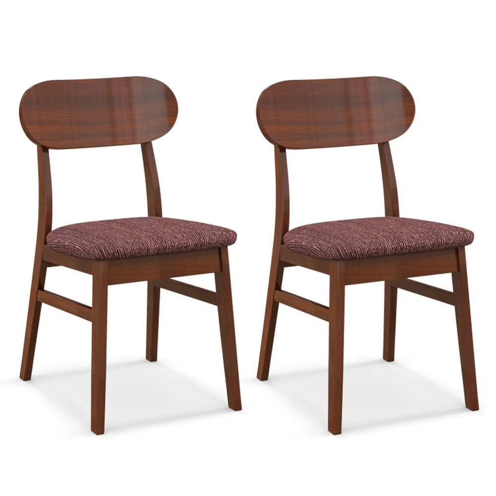 Finihen Set of 2 Mid-Century Wooden Dining Chairs for Dining Room Living Room, Espresso Finihen Set of 2 Mid-Century Wooden Dining Chairs for Dining Room Living Room, Espresso
