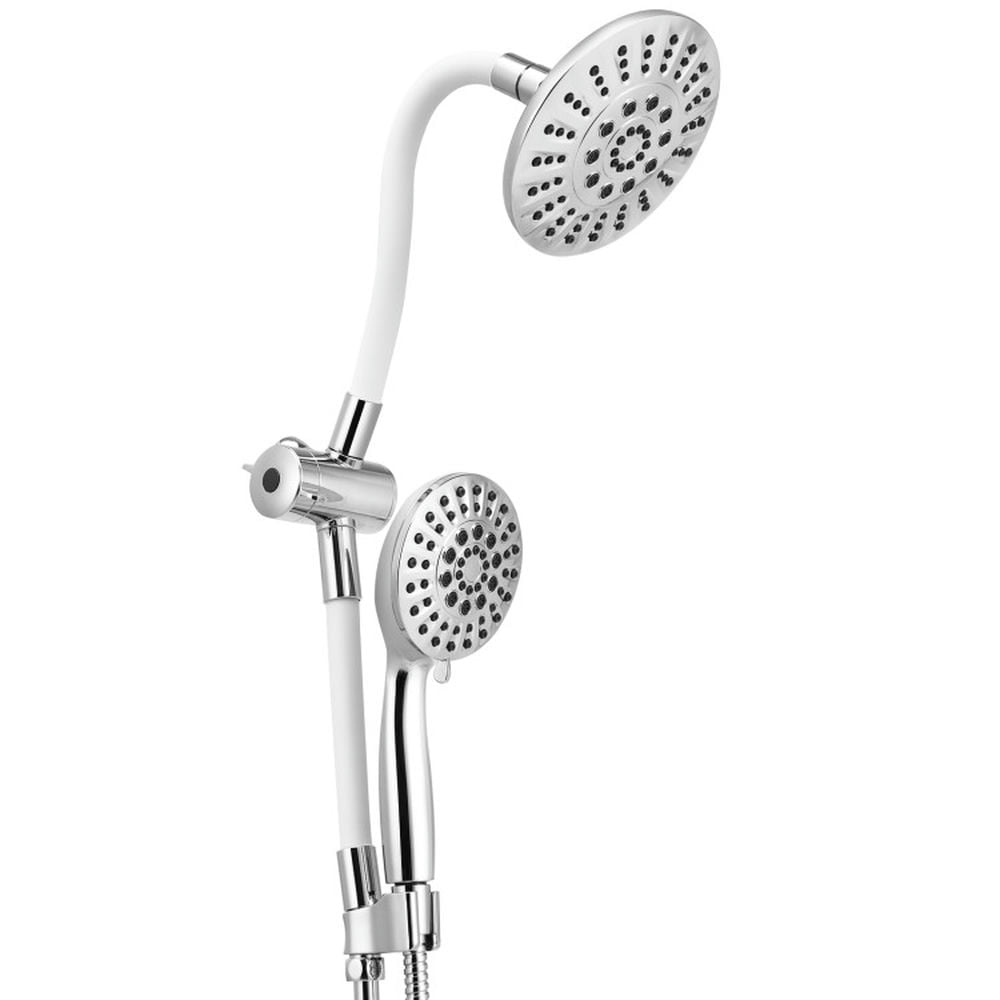 Finihen Shower Head, Switchable Shower Head Combo, High Pressure Combo Handheld Shower Head, White Finihen Shower Head, Switchable Shower Head Combo, High Pressure Combo Handheld Shower Head, White