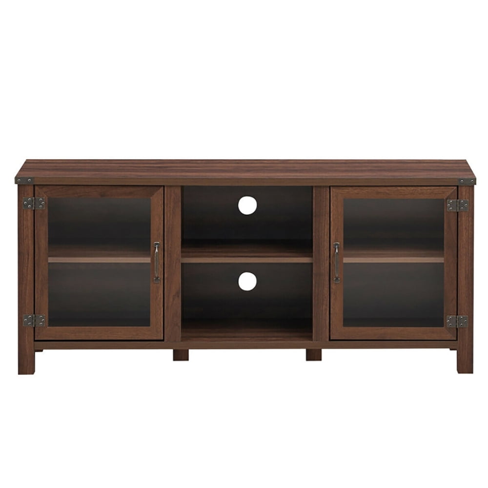 Finihen TV Stand, TV Cabinet, TV Stand Entertainment Center for TVs up to 65 Inch with Storage Cabinets, Media Entertainment Center with Storage, for Living Room, Bedroom, Walnut