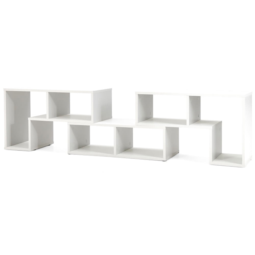 Finihen TV Stand, TV Cabinet, 3 Pieces Adjustable TV Stand for TVs up to 65 Inch with Shelves, for Living Room, Bedroom, White