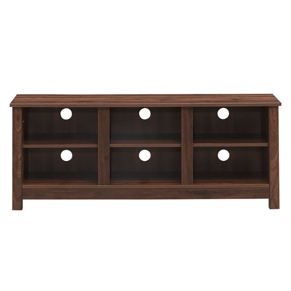 Finihen TV Stand, TV Cabinet, 60 Inch Entertainment TV Stand Cabinet, Media Entertainment Center with Storage, for Living Room, Bedroom, Brown