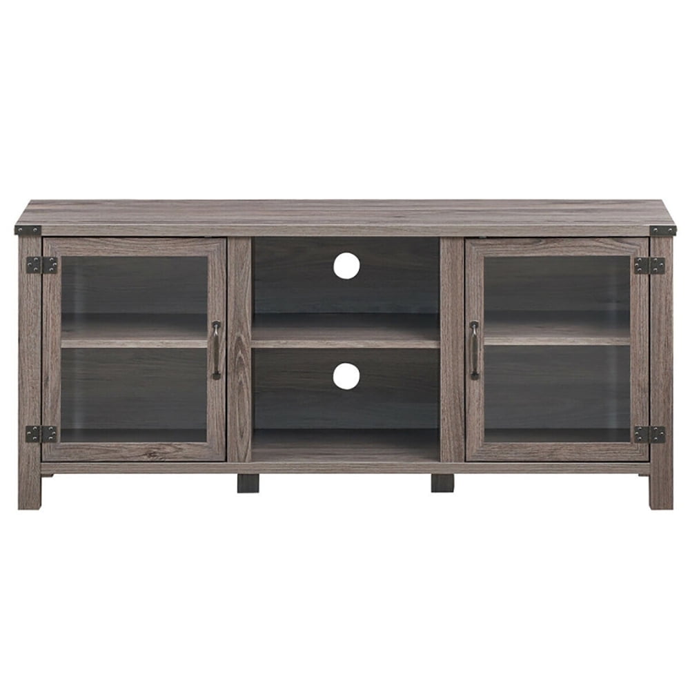 Demi Bonn TV Stand, TV Cabinet, TV Stand Entertainment Center for TVs up to 65 Inch with Storage Cabinets, Media Entertainment Center with Storage, for Living Room, Bedroom, Gray