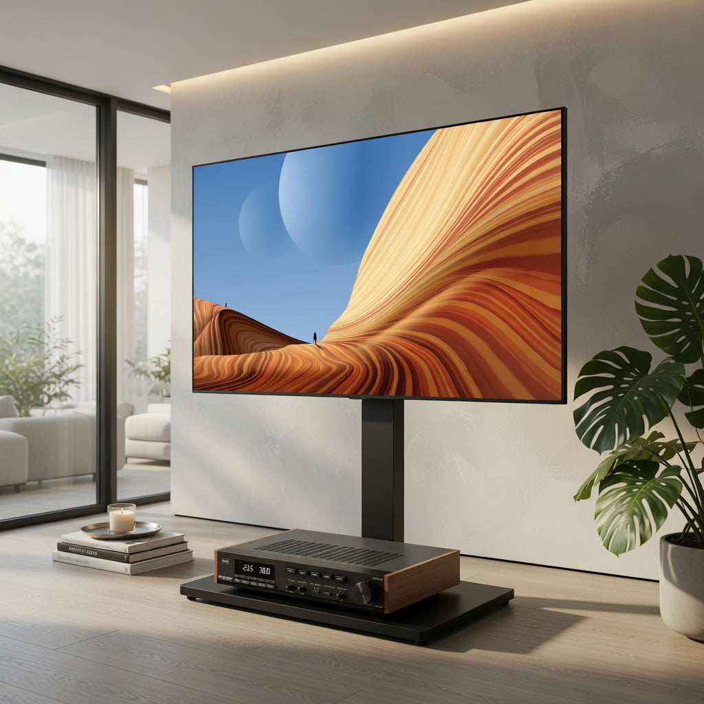 Demi Bonn Universal TV Stand, Table Top TV Stand for 32-70 inch TVs ...