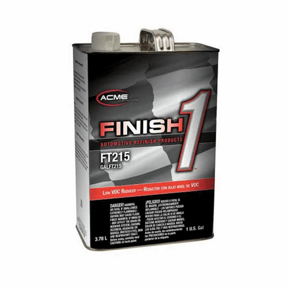 Finish 1 Automotive Refinish Products FT215-1 Reducer, 1 gal Can, 80 deg F