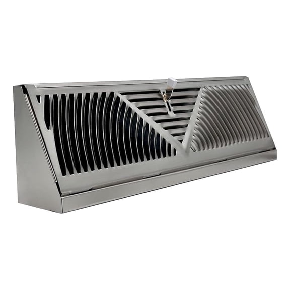 Finish Baseboard Register (15 Inch, )