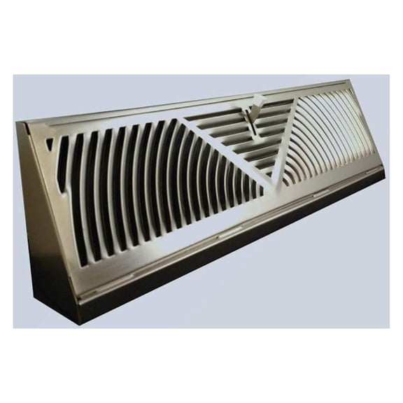 Finish Baseboard Register (18 Inch, )