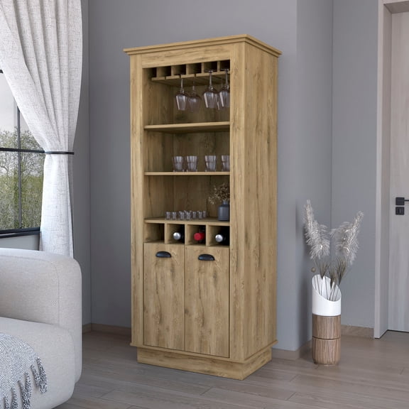 Finish Cabinet With Wine Rack And Display Options 4-built In Bar Cabinet: Store Your Beverages
