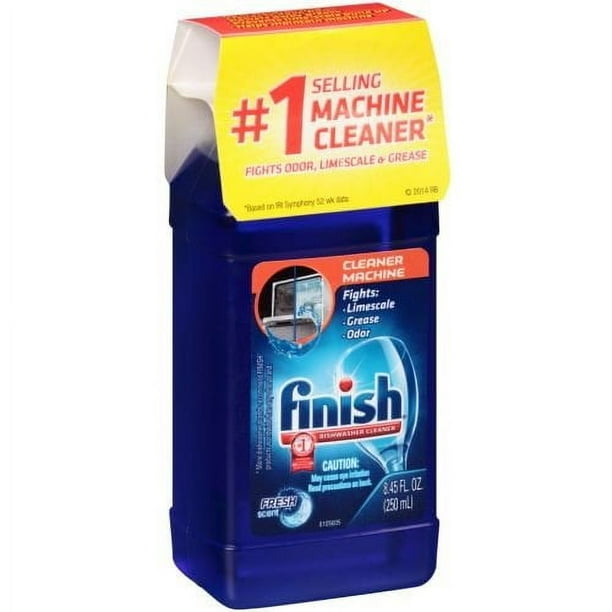 Finish Dishwasher Cleaner Solution Liquid, Liquid Fresh, 8.45
