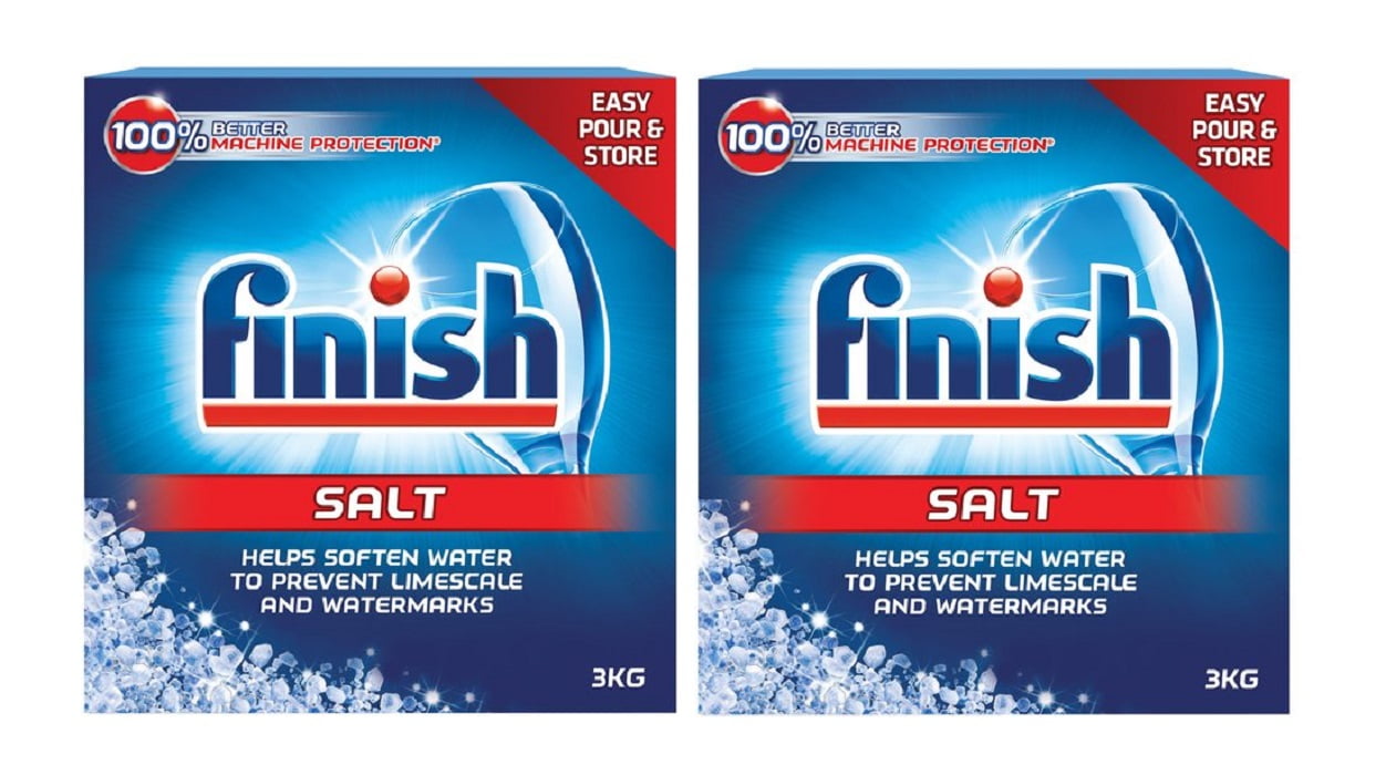 Finish Dishwasher Detergent Water Softener Salt, 106 Ounce (Pack of 2)
