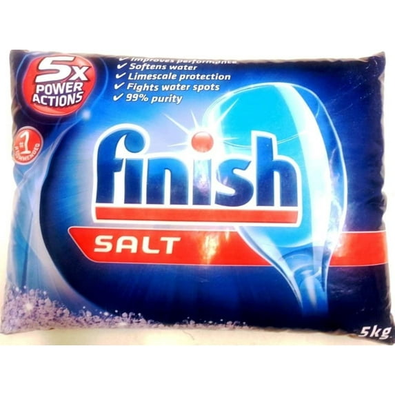 Finish Dishwasher Salt 11 Pounds Recommended For Bosch, Or for a Dishwasher With a Water softener container