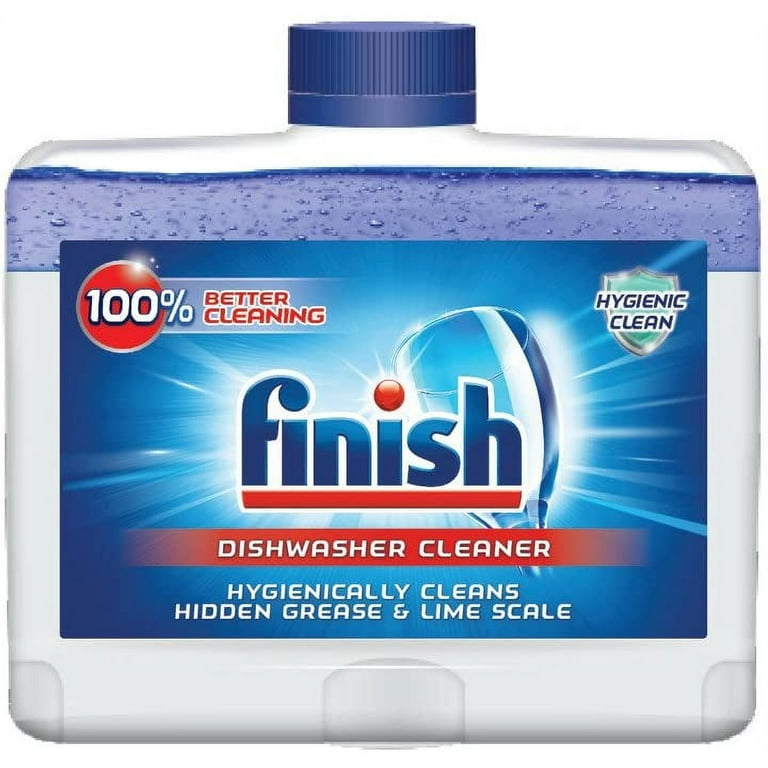 Finish Dual Action Dishwasher Cleaner: Fight Grease & Limescale, Fresh,  8.45oz