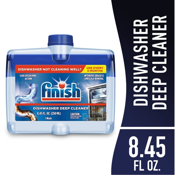 Finish Dual Action Dishwasher Cleaner: Fight Grease and Limescale, 1 Count
