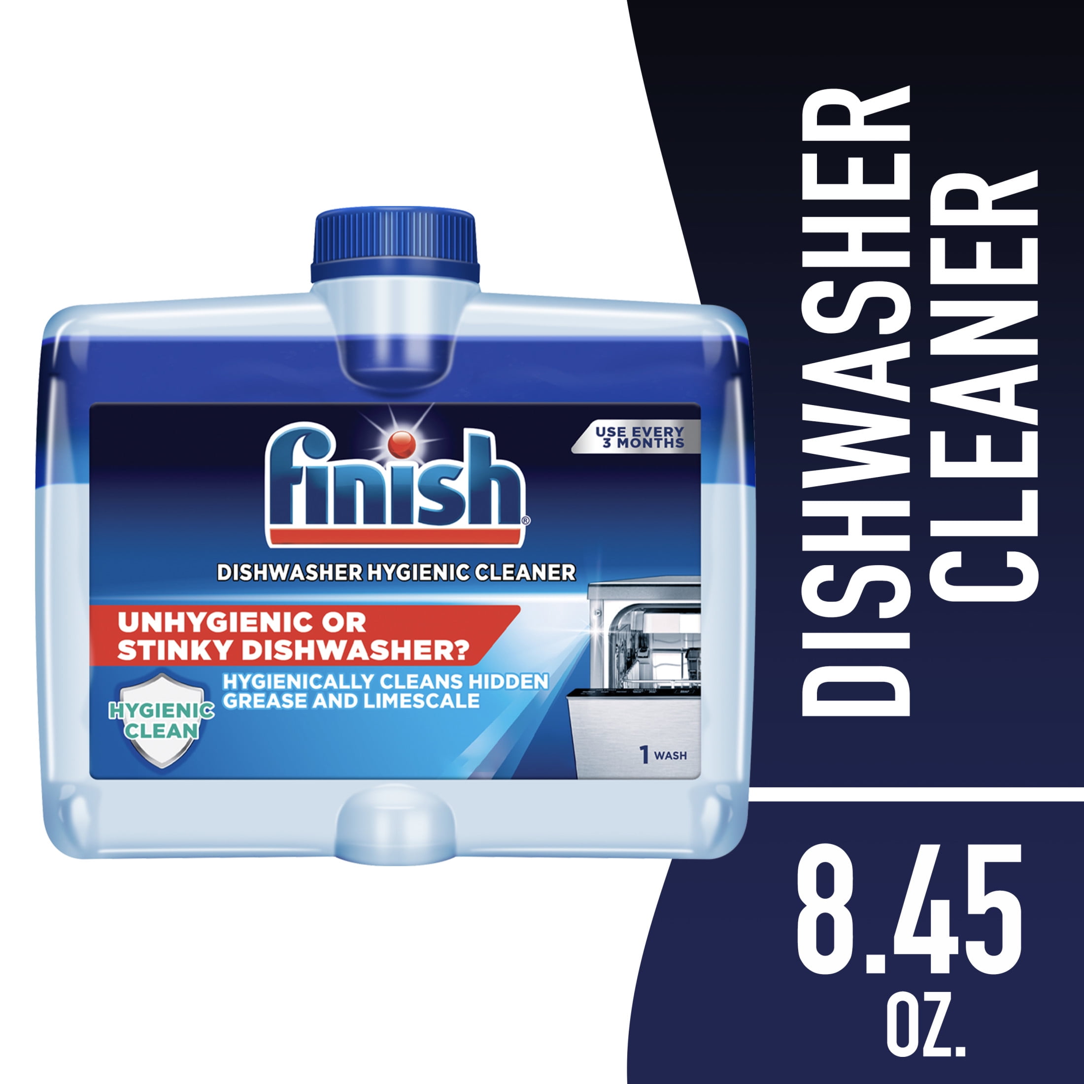 Finish Dual Action Dishwasher Cleaner: Fight Grease and Limescale, 1 Count