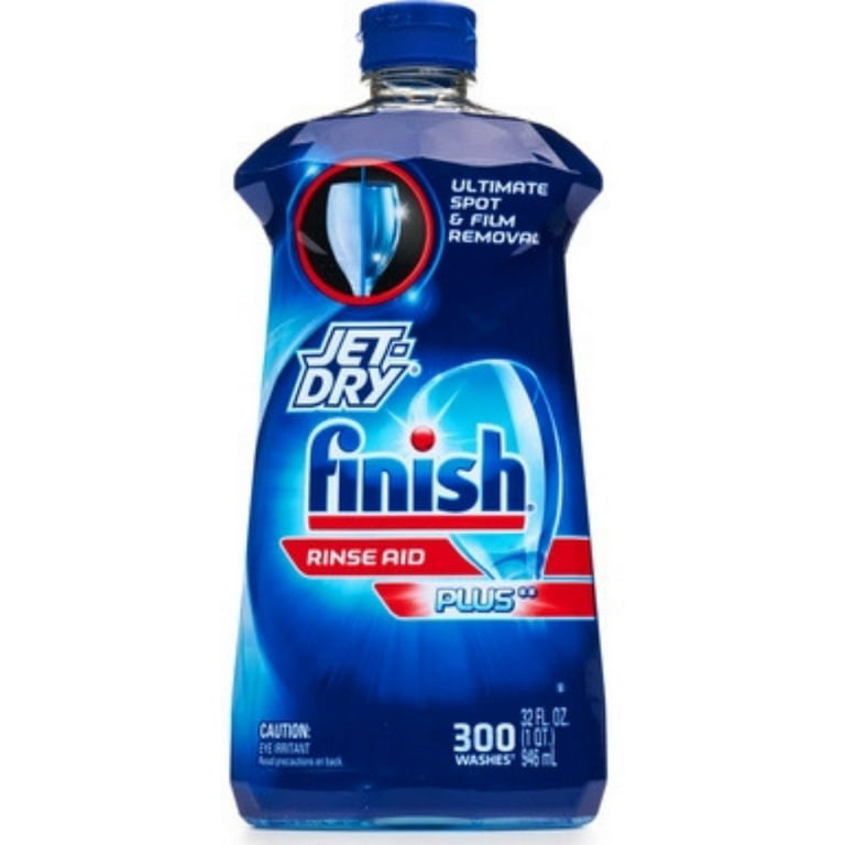 Finish Jet Dry Rinse Aid - Liquid Hardwater Protection - 32 oz (Pack of 4),  4 Count - Fry's Food Stores