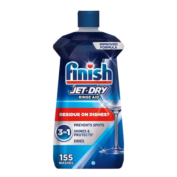 Finish Jet Dry Dishwasher Rinse Aid Compatible Detergent 16 oz