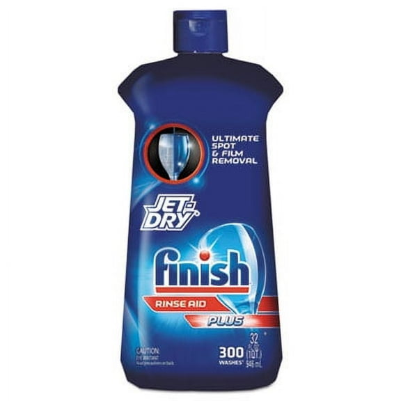 Finish Jet-Dry Plus Dishwasher Rinse Aid, 32 Fl Oz