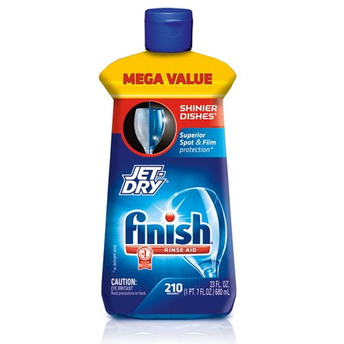 Finish Jet-Dry Regular Dishwasher Rinse Aid, 16 Fl. Oz.