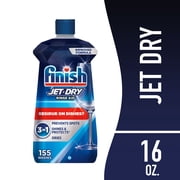Finish Jet-Dry Rinse Aid, Dishwasher Rinse Agent and Drying Agent, 16 oz
